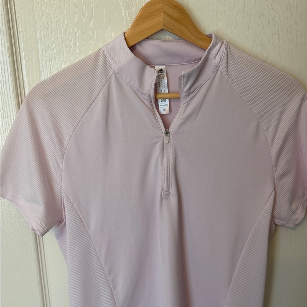 adidas Light Purple Short Sleeve Tee